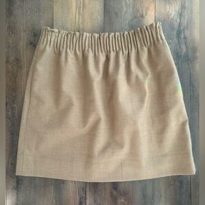 J. Crew Tan Mini Skirt
